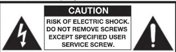 SHARP PG-LX3500 - WARNING: - 2