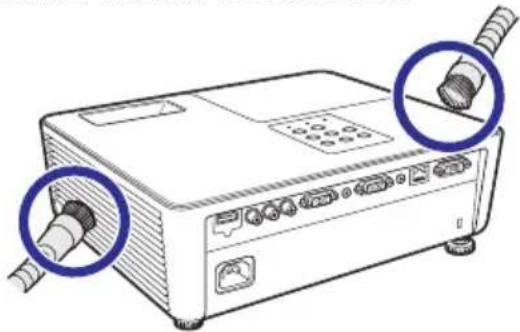 SHARP PG-LX3500 - Cleaning the exhaust and intake vents - 1