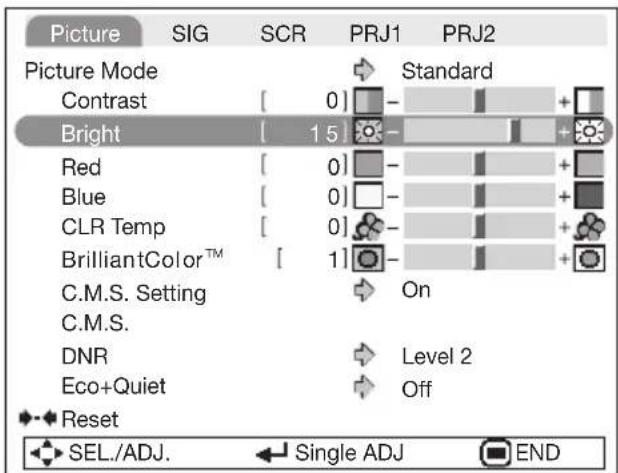 SHARP PG-LX3500 - Press MENU. - 5
