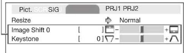 SHARP PG-LX3500 - Press MENU. - 2