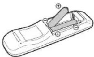 SHARP XR-10X - Inserting the Batteries - 2