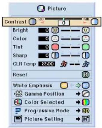 SHARP XV-Z10000 - Press MENU - 2