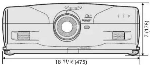SHARP XV-Z10000 - Dimensions - 4