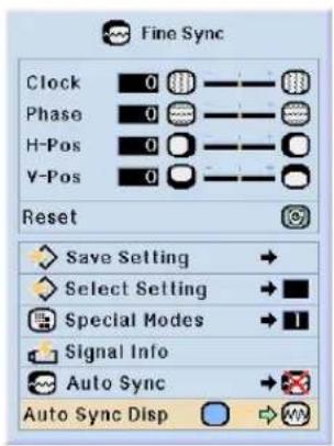 SHARP XV-Z10000 - Auto Sync Display Function - 1
