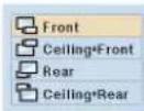 SHARP XV-Z10000 - Front Ceiling+Front Rear Ceiling+Rear - 1