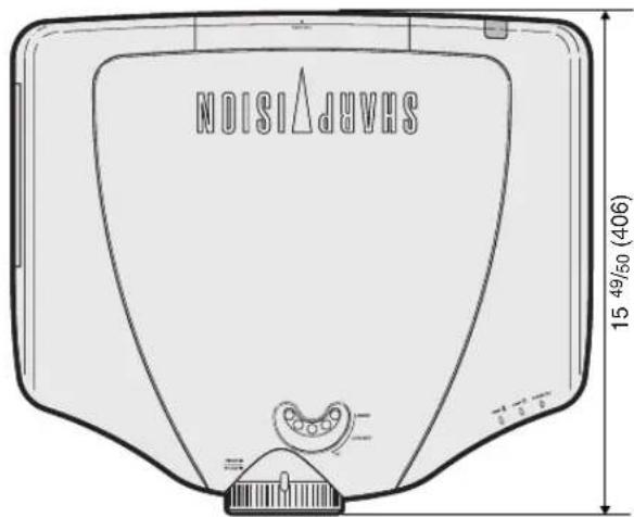 SHARP XV-Z10000 - Dimensions - 3