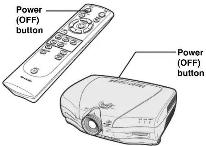 SHARP XV-Z10000 - Cleaning the Ventilative Holes - 1