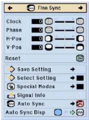 SHARP XV-Z10000 - When Auto Sync is OFF - 1