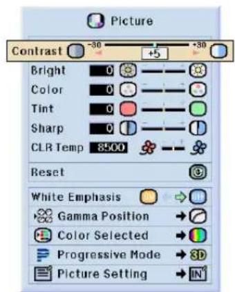 SHARP XV-Z10000 - Press MENU - 3