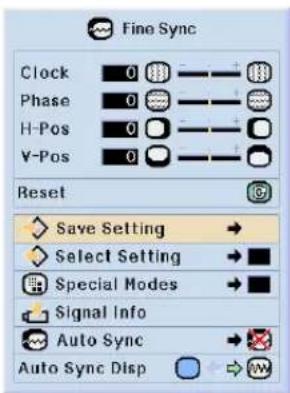 SHARP XV-Z10000 - Saving Adjustment Settings - 1