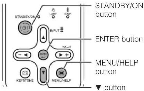 SHARP XR-20X - Reset the lamp timer. - 5
