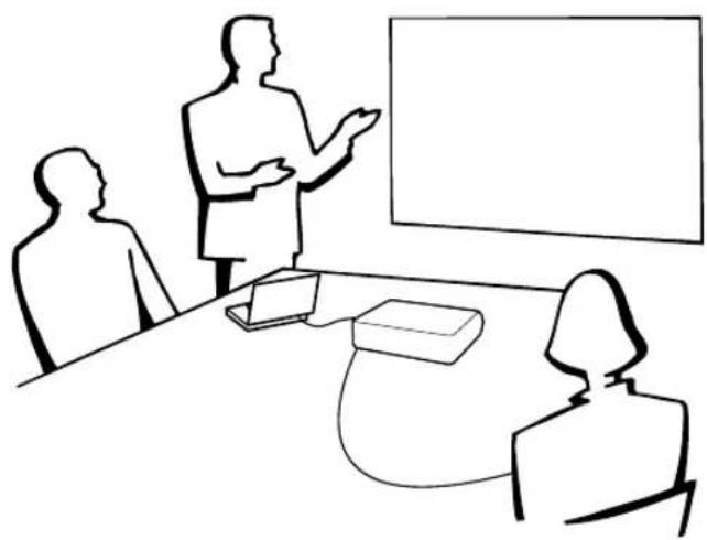SHARP PG-MB60X - Standard Setup (Front Projection) - 1