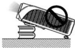 SHARP PG-MB60X - The projector may be safely tilted to a maximum angle of 12 degrees. - 1
