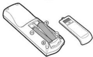 SHARP PG-MB60X - Insert the batteries. - 4