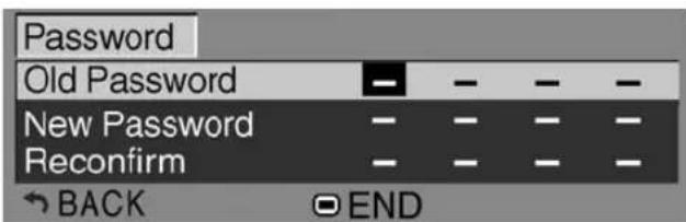 SHARP PG-MB60X - Setting a Password - 4