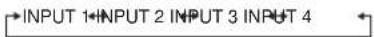 SHARP PG-MB60X - Select the INPUT mode - 4