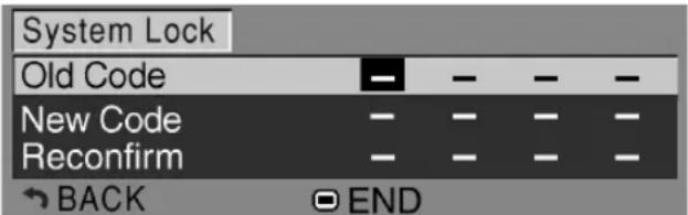 SHARP PG-MB60X - Setting the keycode - 3