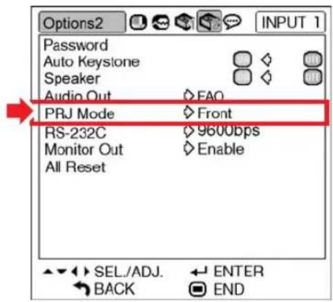 SHARP PG-MB60X - Reversing/Inverting Projected Images - 1