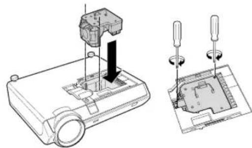 SHARP PG-MB60X - Reset the lamp timer. - 2