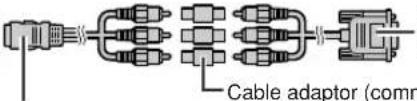 SHARP XG-MB70X - Samples of Cables for Connection - 11