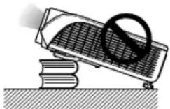 SHARP XG-MB70X - The projector may be safely tilted to a maximum angle of 12 degrees. - 1