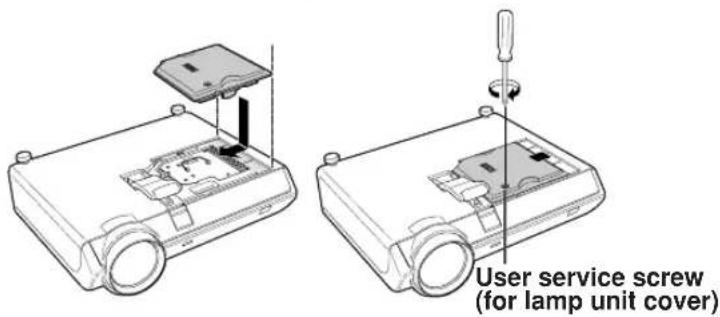 SHARP XG-MB70X - Reset the lamp timer. - 3