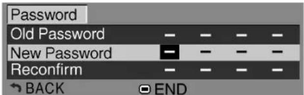 SHARP XG-MB70X - Setting a Password - 2