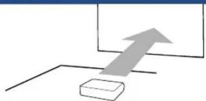 SHARP XG-MB70X - Place the projector fading a screen - 1