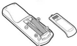 SHARP XG-MB70X - Inserting the Batteries - 4