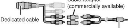 SHARP XG-MB70X - Samples of Cables for Connection - 17
