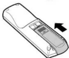 SHARP XG-MB70X - Inserting the Batteries - 5