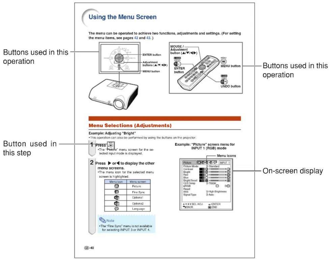 SHARP XG-MB70X - How to Read this Operation Manual - 1