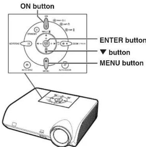 SHARP XG-MB70X - Reset the lamp timer. - 5