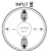 SHARP XG-MB70X - Select the INPUT mode - 1
