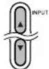SHARP DT-510 - Select the INPUT mode - 1