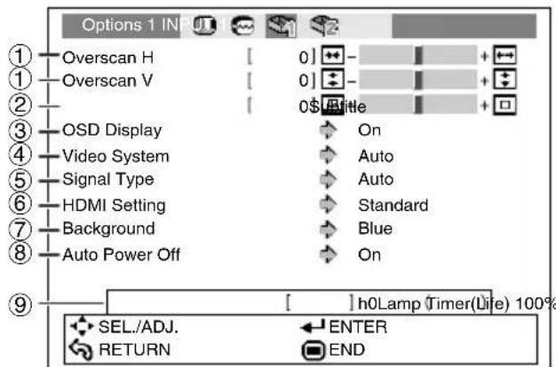 SHARP DT-510 - Using the "Options" Menu - 1