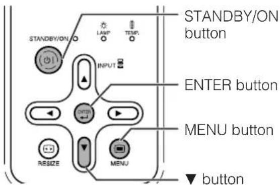SHARP DT-510 - Reset the lamp timer. - 5