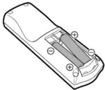 SHARP DT-510 - Insert the batteries. - 1