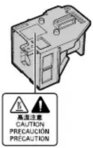 SHARP DT-510 - Caution concerning the lamp unit - 1