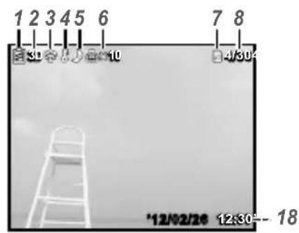 OLYMPUS Stylus VR-360 - Playback mode display - 1