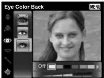 OLYMPUS Stylus VR-360 - Registering the settings for Beauty Fix [Beauty Settings] - 2