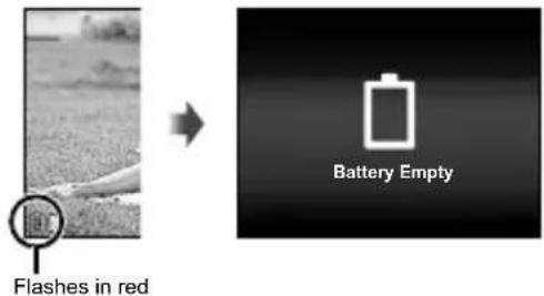 OLYMPUS Stylus VR-360 - When to charge the batteries - 1