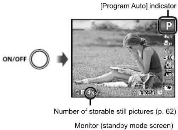 OLYMPUS Stylus VR-360 - Shooting with the optimum aperture value and shutter speed [Program Auto] - 3