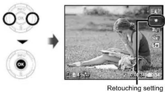 OLYMPUS Stylus VR-360 - Press ▽ to go to the submenu. - 2