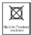 BEKO DS73S2GX - Nicht Trockner-geeignete Textilien - 1