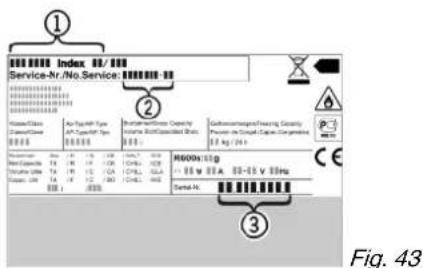 LIEBHERR IRf 3900 Pure - Typenschild - 1