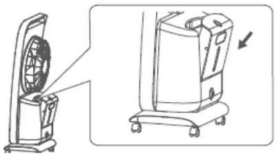 Argoclima Polifemo Brizo - THE TANK MUST BE FILLED WITH DEMINERALIZED WATER IN ODER TO OPERATE THE APPLIANCE IN MISTING MODE. - 3