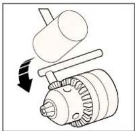 BLACK & DECKER KD577 - REMOVING THE CHUCK (KEYED CHUCKS) - 1