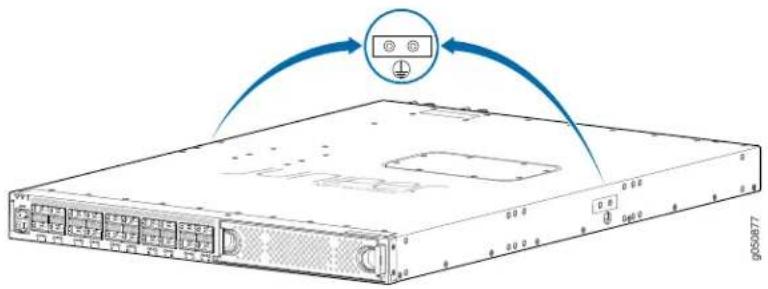 Juniper PTX10001 - Connecting the PTX10001 to Ground - 1