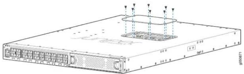 Juniper PTX10001 - Removing a SATA Solid State Drive in a PTX10001 - 1